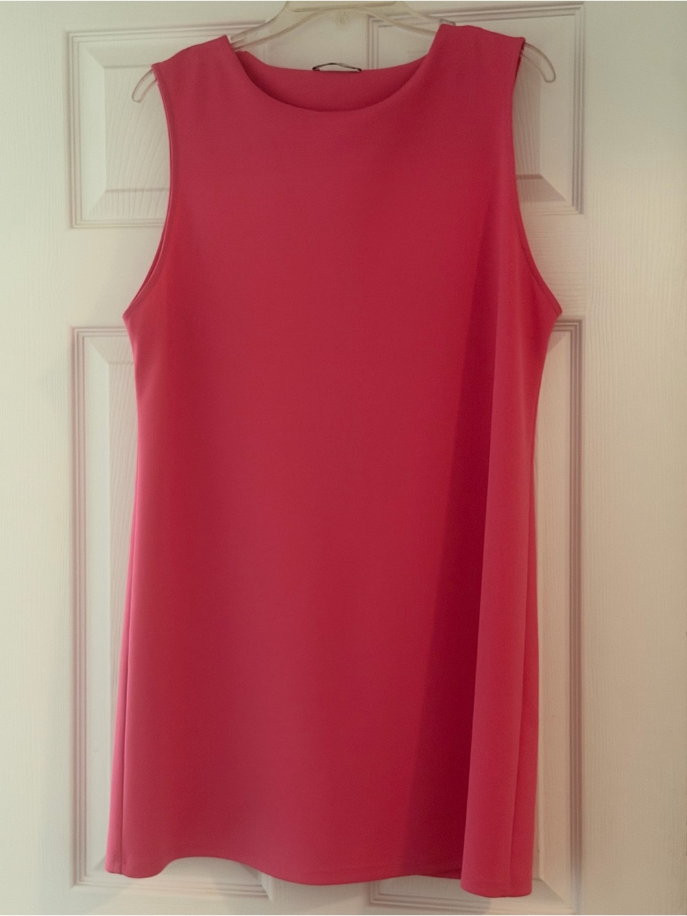 Zara Sleeveless Mini Dress in Bright Pink